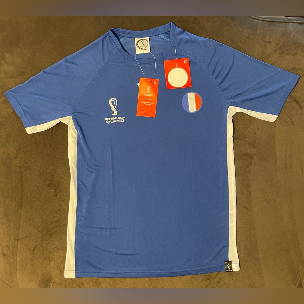 France FIFA World Cup Qatar 2022 Blue Soccer Futbol Jersey S